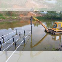 Очистка водоёмов земснарядом, Мытищи