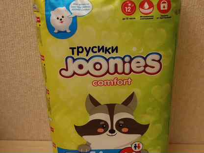 Подгузники-трусики Joonies comfort M 6-11кг 54шт, Москва